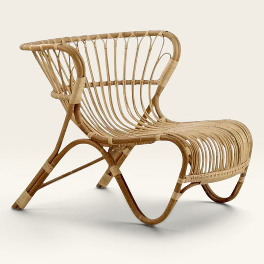 Jasmine Natural Rattan Lounge Chair