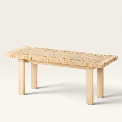 Indonesian Rattan Long Bench