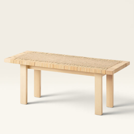 Indonesian Rattan Long Bench