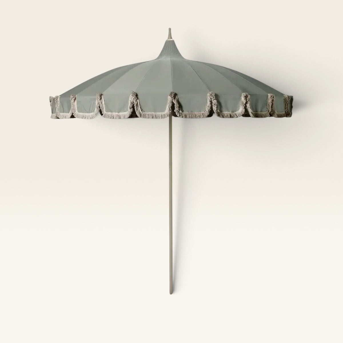 Verdant Fringe Garden Umbrella