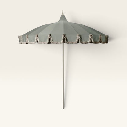 Verdant Fringe Garden Umbrella