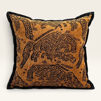Tiger Mountain Dutch Velvet Pillow