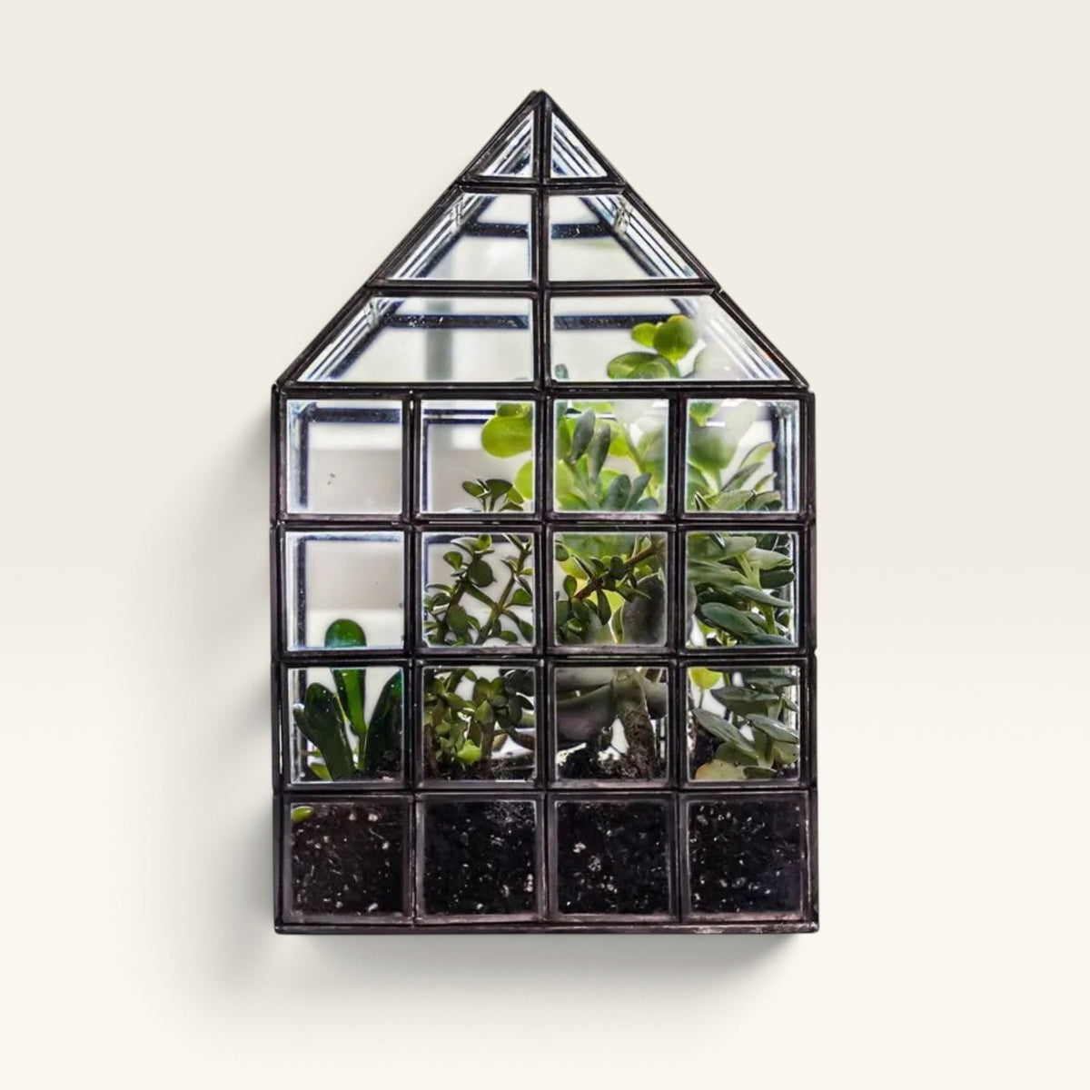 Lattice House Glass Terrarium