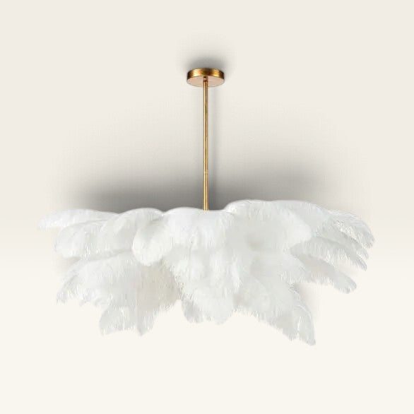 Delilah Ostrich Feather Chandelier