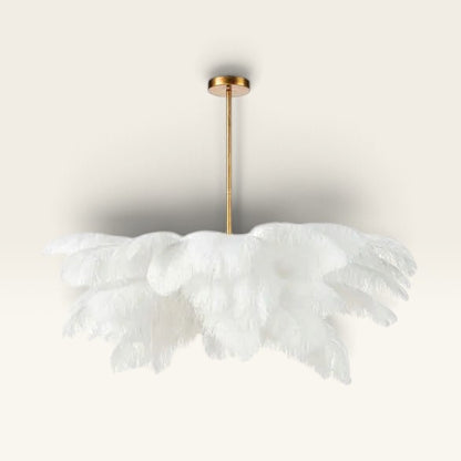 Delilah Ostrich Feather Chandelier
