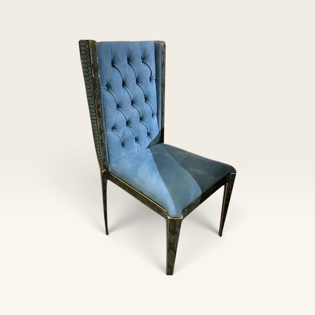 Le Surreal Croc Suede Dining Chair