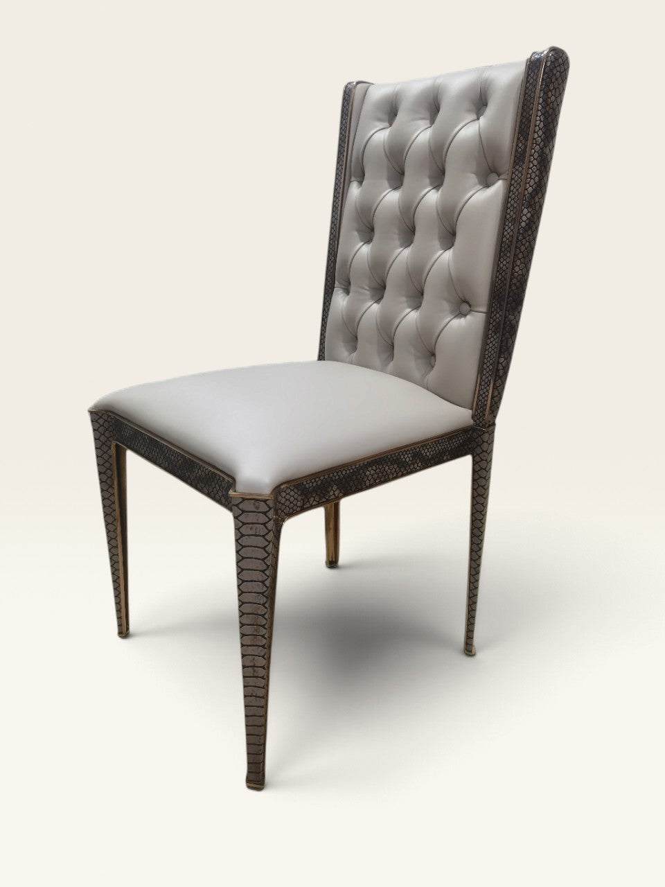 Le Surreal Croc Suede Dining Chair