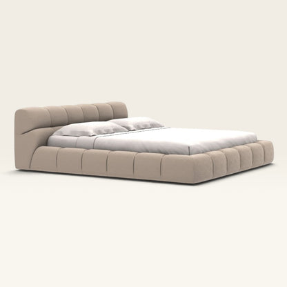 Modern Tufty Zen Bed — Performance Linen