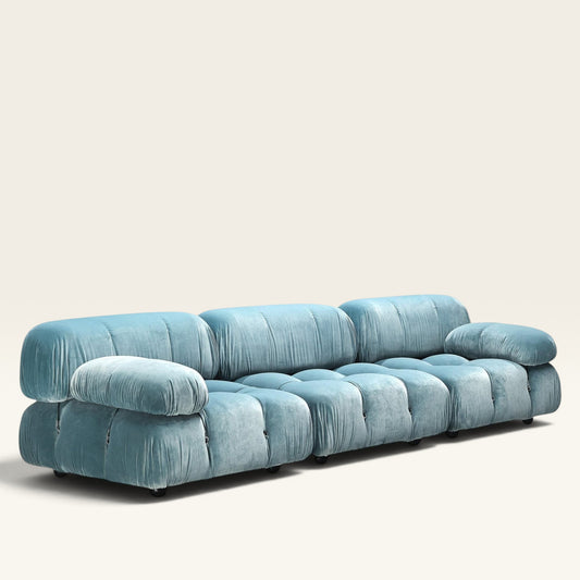 Azzura Modular Channel-Tufted Sofa