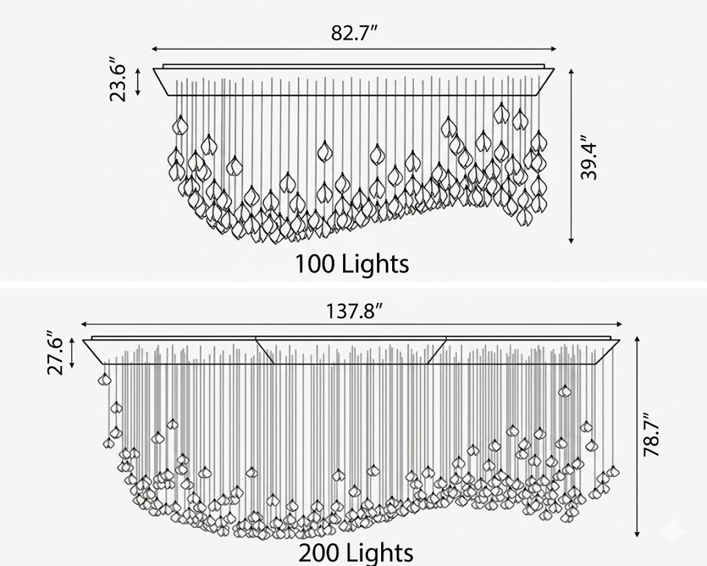 Bloom Chandelier – lifestyle setting