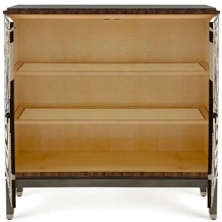 Vann Zebra Black Console Cabinet - Urban Ashram
