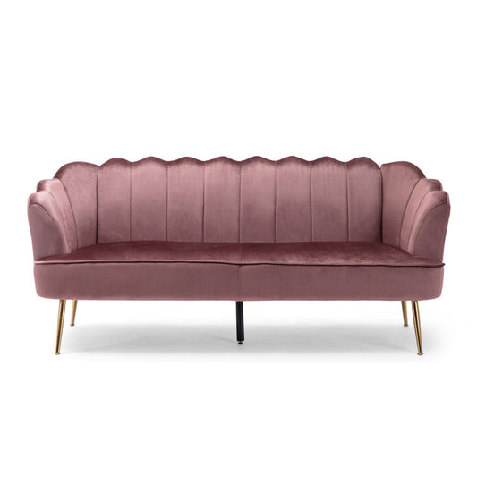Kensington Velvet Shell Shaped Sofa For Sale Online | Urban Ashram