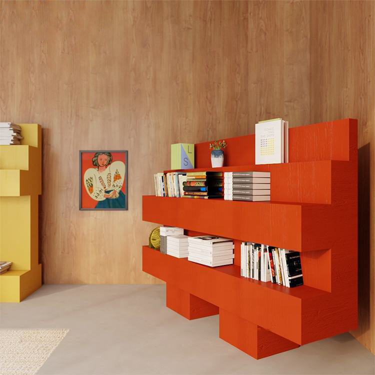 Multi-layer Plywood Storage Bookshelf