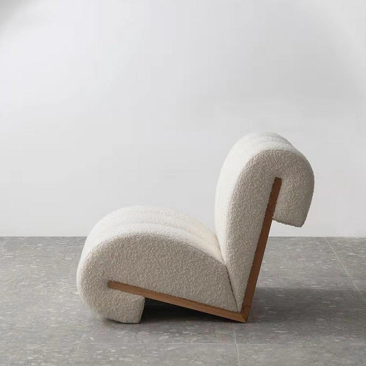 Faux Sheepskin Accent Chair