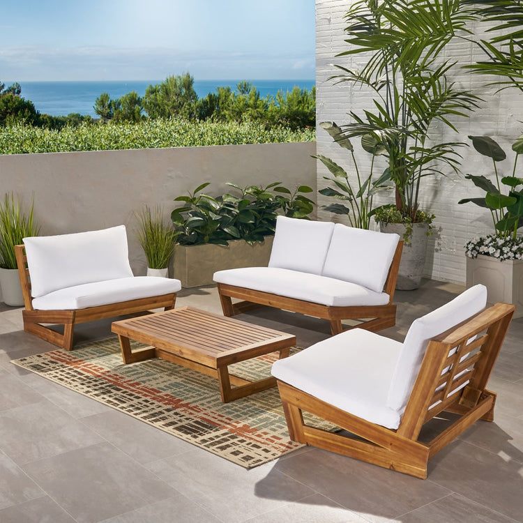 Lap Of Luxury Outdoor 4 Seater Sofa Set - Outdoor Furniture  | Urban Ashram