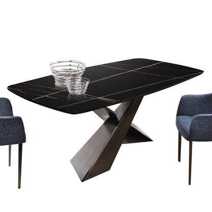 Hugo 79" Extending Marble Dining Table